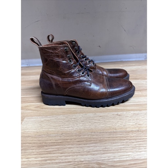 PATINA Portland Leather Distresses Lace Up Boot Men's Size 7.5